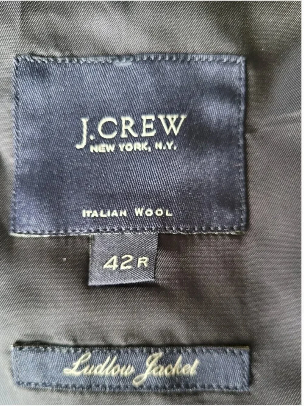 J. Crew Loro Piana Fabric Italy Ludlow Wool Men's Blazer size 42R